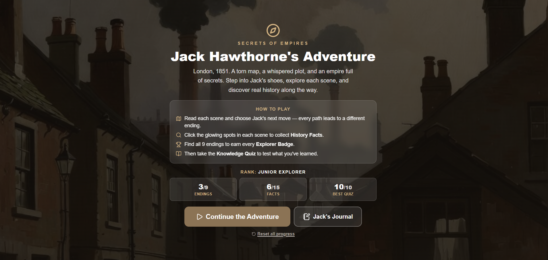 Jack Hawthorne's Adventure